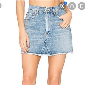 AGOLDE denim skirt size 28